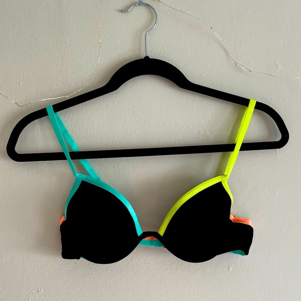 Victoria's Secret Neon Strap Swim Top